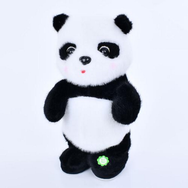 М'яка іграшка MP 2364 (12шт) панда, 25см, повторюшка, музика, ходить, на бат-ці, 1вид, в пакеті (шт.)