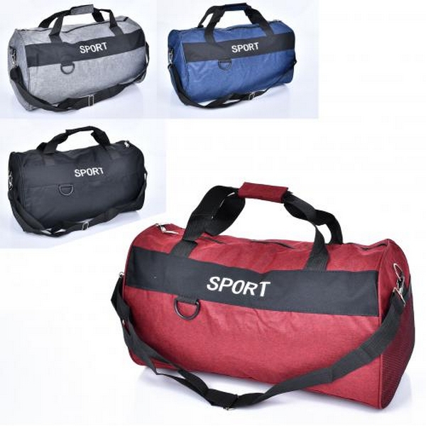 Сумочка N936 (64шт) спортивна сумка, 48-23-27см, 1 відділення, застібка-блискавка, 2 короткі та 1 до (шт.)