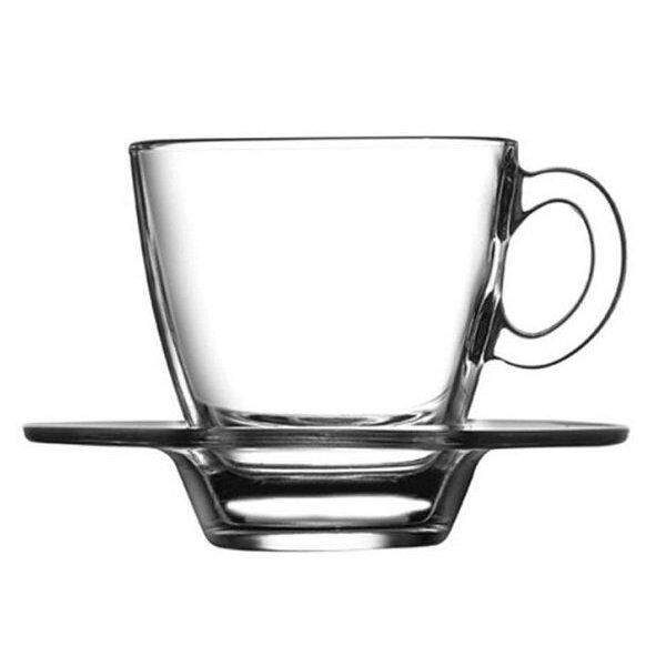 Аква чашка з блюдцем д/кави v-70мл (под.уп.) н-р6шт 95756 (шт.)