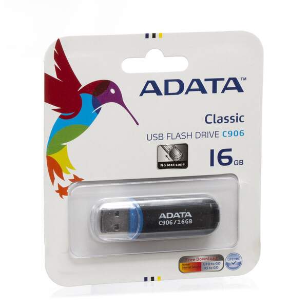карта памяти A-Data USB Drive C906 64GB black (шт.)
