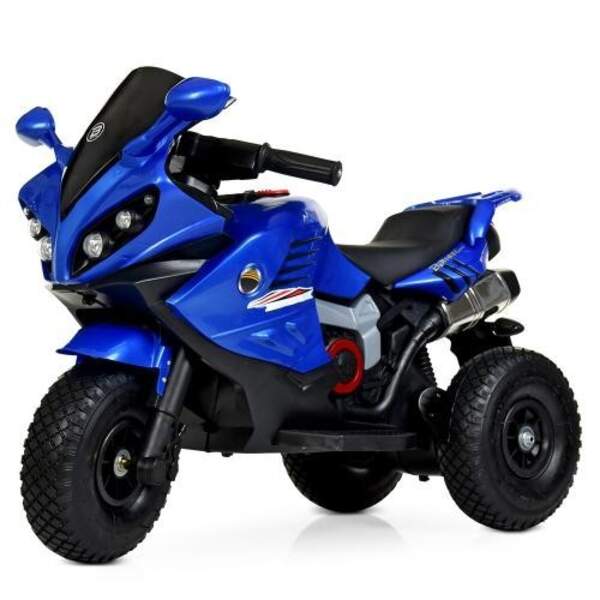 Іграшка Мотоцикл M 4216AL-4 (1шт) 2мотори25W, 1акум6V7AH, муз, світло, MP3, USB, TF, шкіра, синій (шт.)