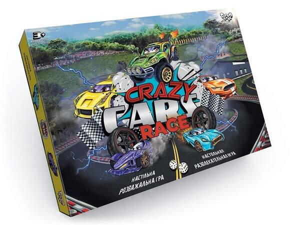 Настільна розважальна гра "Crazy Cars Race" (20) DTG94R (шт.)