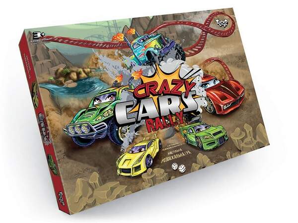Настільна розважальна гра "Crazy Cars Rally" (20) DTG93R (шт.)