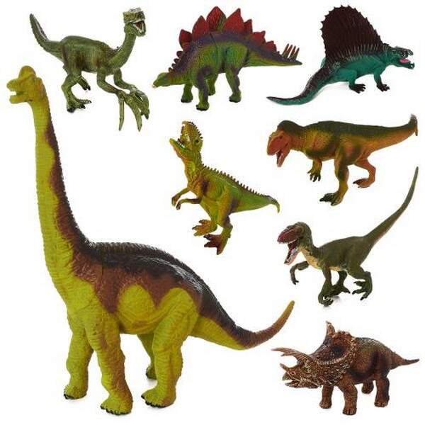 Динозавр 699-12 (144шт) від 13см, 8 видів, в кульку, 19-14-4см (шт.)