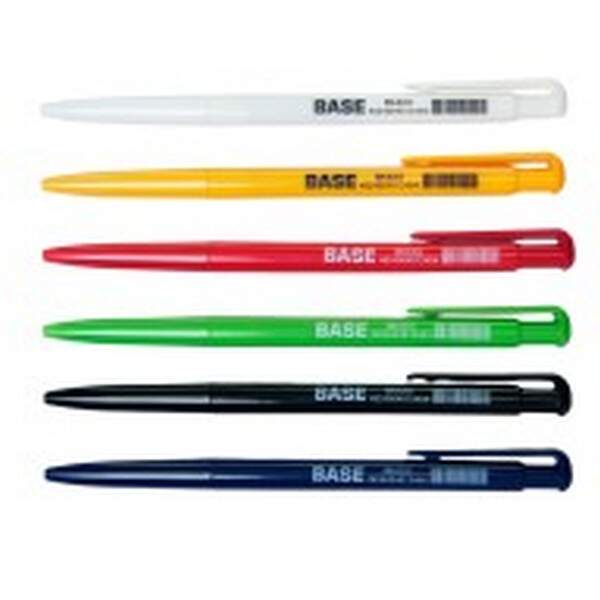 Ручка кулькова автоматична BASE, 0,7 мм, JOBMAX, синя BM.8205-01 (80/800/1600шт) (шт.)