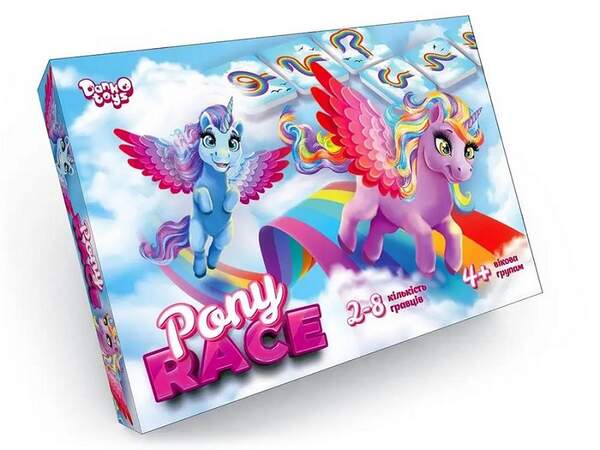 Настільна розважальна гра "Pony Race" (10) G-PR-01-01 (шт.)