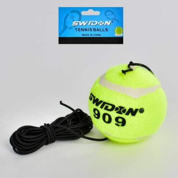 Тренажер MS 3405 (240шт) м'яч для тенісу, 6,5см, боксу, fight balL, гумка, у кульку, 12-15-6,5см (шт.)