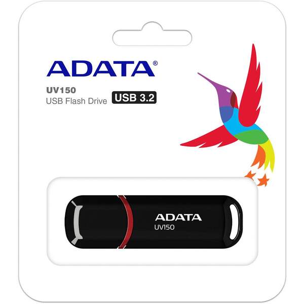 карта памяти A-Data USB 64GB AUV 150 Black 3.2 (шт.)