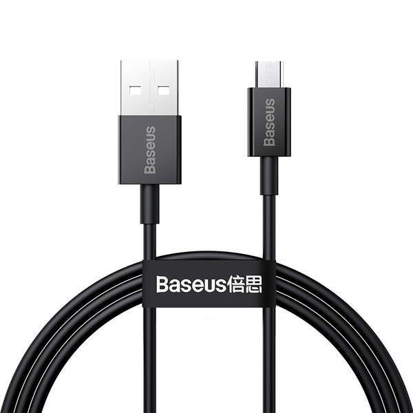Кабель Baseus Superior Series Fast Charging Data Cable USB to Micro 2A 2m Black (CAMYS-A01) (шт.)