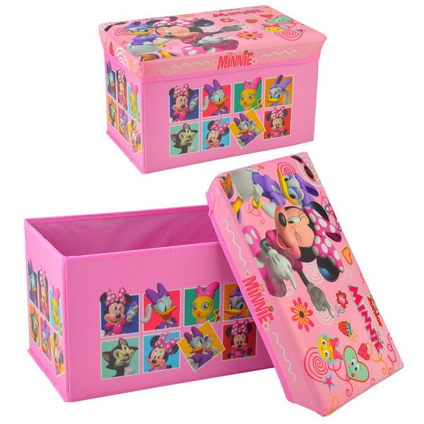 Кошик-скринька для іграшок арт. D-3524 (12шт) Minnie Mouse, пакет. 40*25*25см (шт.)