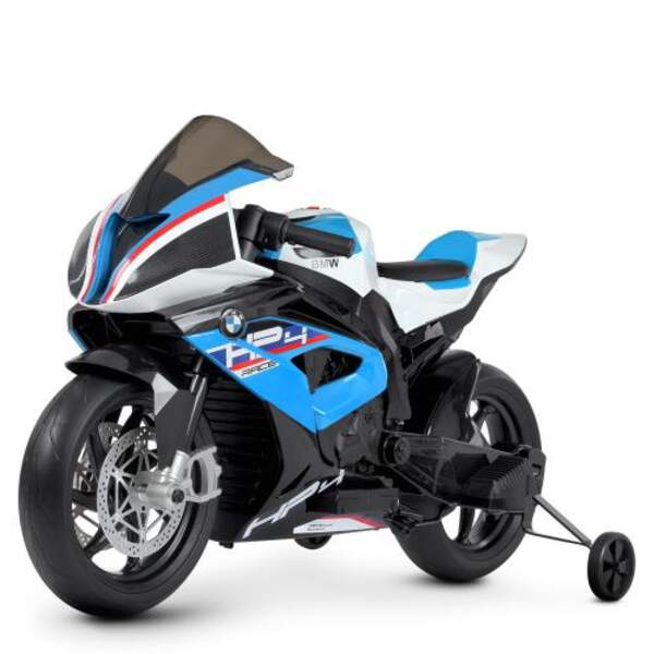 Іграшка Мотоцикл JT5001EL-4 (1шт) 2мотори 25W, 1акум 12V4, 5AH, EVA, шкіра, синій (шт.)
