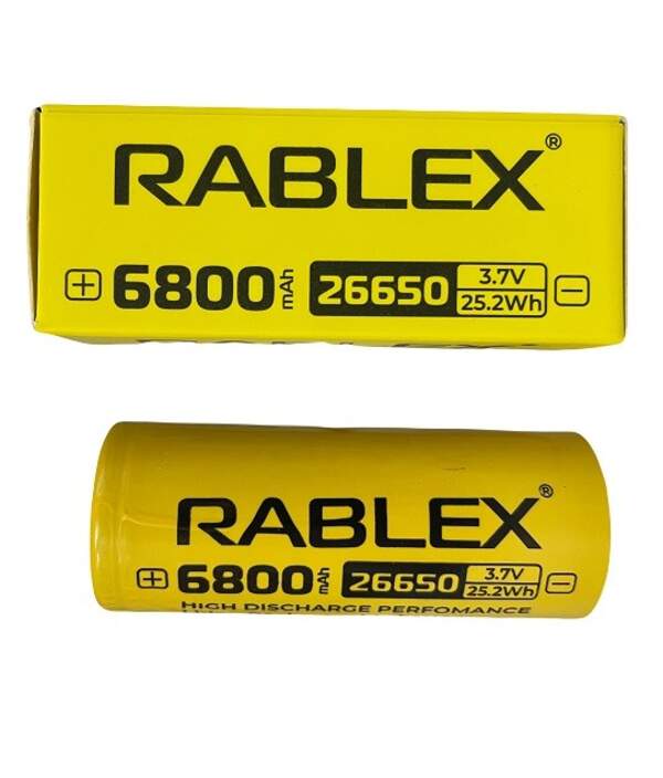 Rablex 26650 Li-lon 6800 1pcs (RB680)/20 (шт.)