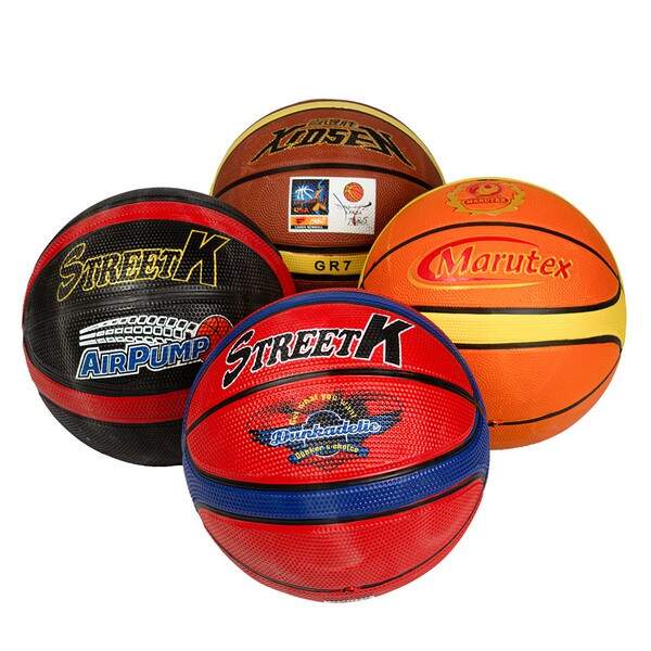 М'яч баскетбольний BT-BTB-0028 гумовий, розмір 7 600г 4кол./30/ (шт.)