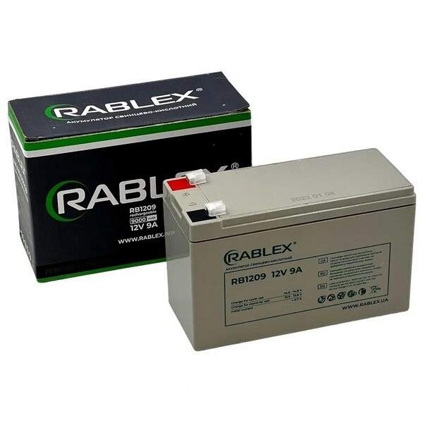 Акумулятор Rablex RB1209 12v-9Ah (шт.)