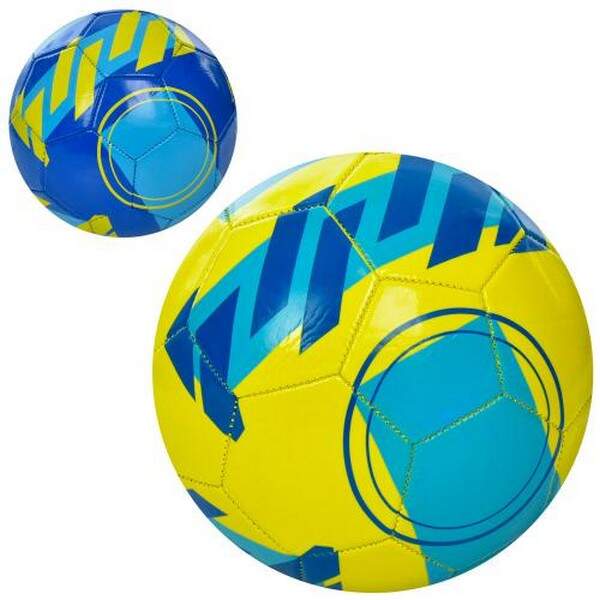 М'яч футбольний EV-3384 (30шт) розмір 5, ПВХ 1,8мм, 300-320г, 2 види, в кульку (шт.)