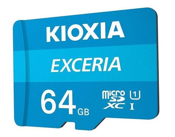 Kioxia Micro SDHC 64Gb UHS-I class10 Exceria R100MB/s+ ad (LMEX1L064GG2) (шт.)