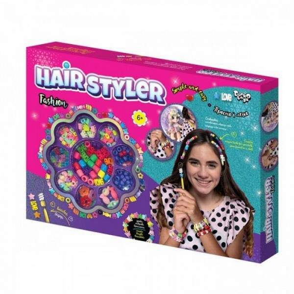 Креативна творчість "Hair Styler. Fashion" середній набір (10) HS-01-04 (шт.)