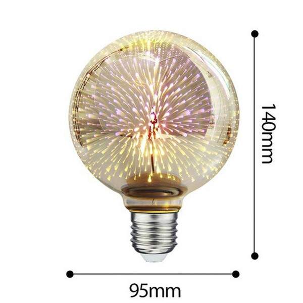 Лампа світлодіодна декоративна 3D Феєрверк C80-3D (100) 8803 (шт.)