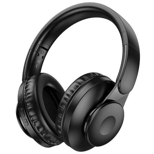 Безпровідні навушники з мікрофоном HOCO W45 Enjoy BT headset Black (шт.)