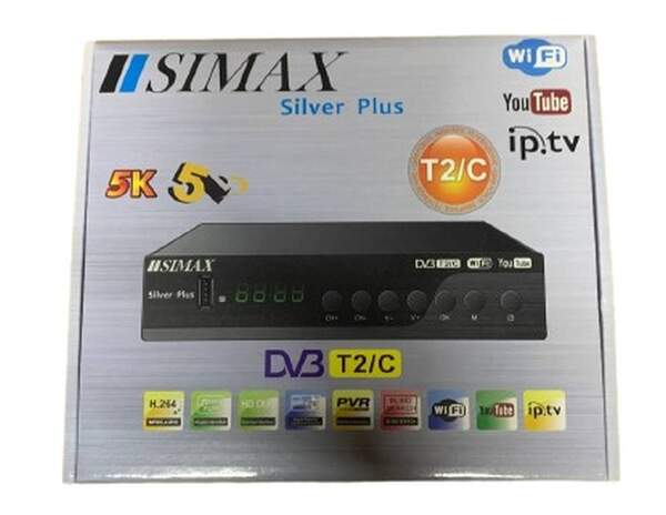 Цифровий ефірний приймач Т2 Simax Silver /40 (шт.)