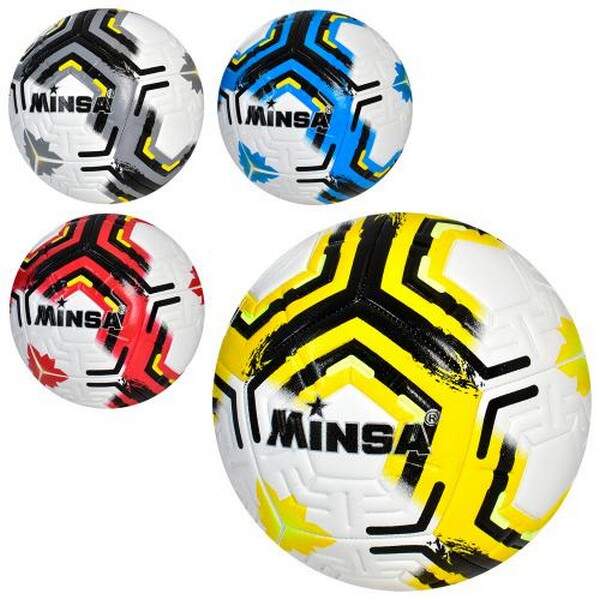 М'яч футбольний MS 3469 (30шт) розмір 5, TPE, 400-420г, 4 кольори, кул. (шт.)