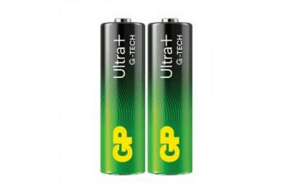 Батарейка GP Ultra Plus Alkaline 1,5V (LR6) лужна 15AUP21-S2 пвх плівка 2 штуки в упаковці (шт.)