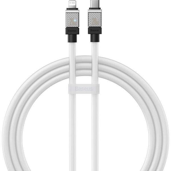 Кабель Baseus CoolPlay Series Fast Charging Cable Type-C to iP 20W 1m White CAKW000002 (шт.)