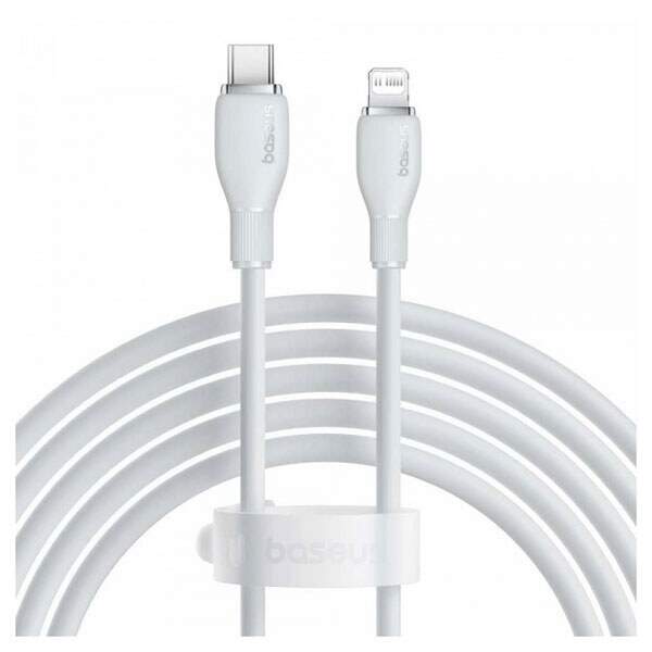 Кабель Baseus Pudding Series Fast Charging Cable Type-C to iP 20W 1.2m White (P10355701221-00) (шт.)