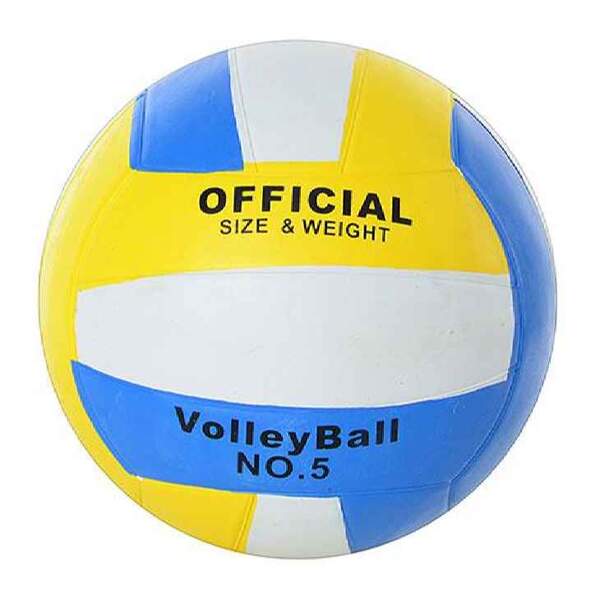 М'яч волейбольний VA 0016 (50шт) Official, офіц.розмір, гума, 5 кольорів, 260-300г (шт.)